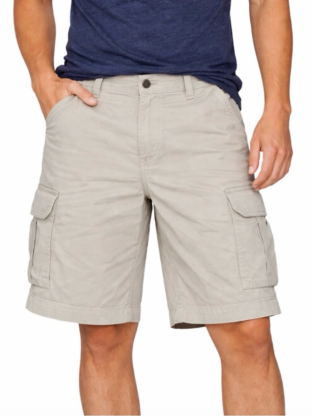 Amazon Essentials mens cargo shorts khaki multi-pocket SZ 36"